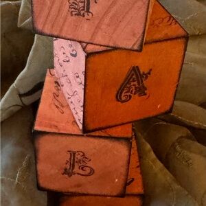 Decorative Alphabet Blocks for FALL